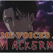 Levi Ackerman Voice