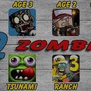 Hack Zombie Age 3 Zombie Age 2 Zombie Catchers Zombie Tsunami Zombie