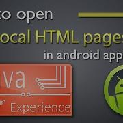 How To Open Local Html Page In Android App