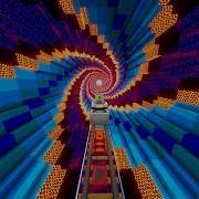 Longest Optical Illusions Roller Coaster Ever Built In Minecraft 50 000 Blocks Shorts Mp3