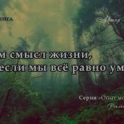 Какой Смысл Если Мы Все Равно Умрем