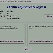 Epson Xp320 Xp420 Xp424 Adjustment Program