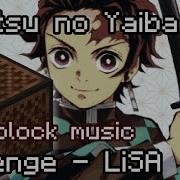 Demon Slayer Kimetsu No Yaiba Opening Lisa Gurenge 紅蓮華 Minecraft Note Block Song