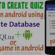 How To Create Quiz Apps In Android Using Sqlite Database Part 3 With