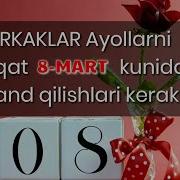 8 Mart Xotin Qizlar Bayrami Mi Abdulloh Zufar Hafizahulloh