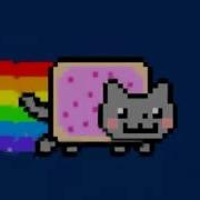 10 Seconds Of Nyan Cat Slow Motion 8X