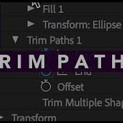 Trim Path After Effects