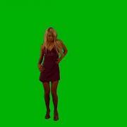 Green Screen Girl Dancing Background Video