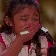 Angelica Hale Receives Golden Buzzer From Howie Mandel Agt Champions