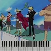 One Piece Brand New World Op Piano Tutorial Sheets