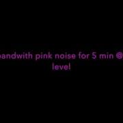 Pink Noise 0 Db