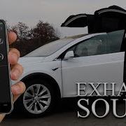 Tesla Model X With Maxhaust Sound V8 Engine Sound For Tesla