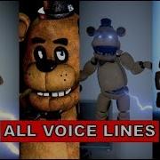 Freddy Fazbear All Voice Lines Fnaf Ar Special Delivery