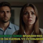Я Отдал Документ О Разводе Начальнику Моей Жены А Он Отдал Его Ей Она Подумала Что Это
