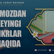 Yusuf Davron Dars