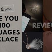 100 Languages Necklace I Love You