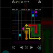 Flow Free Free Play Regular Pack 9X9 Hard Level 21 22 23 24 25