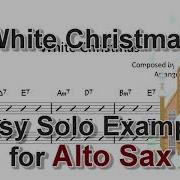 White Christmas Saxophone Solo