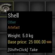 Will To Live Online Big Shell Artefact