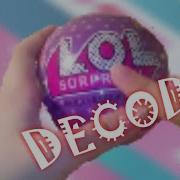 Фиолетовый Лол Lil Sister Lol Decoder Лол Декодер Fake Lol Surprise Lol Lil Sister