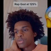 Man Rapping Eminems Rap God At 125 Speed