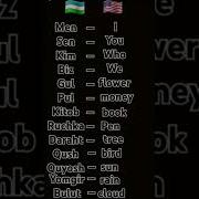 1 Дарс Инглиз Тили 0 Дан Урганамиз Ingliz Tili 0 Dan O Rganamiz