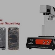 Iphone X Xmax Back Cover Glass Repair By Laser Separator Machine Removal Without Disassembling