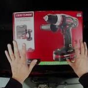 Craftsman 1 2 Heavy Duty 19 2V Cordless Impact Wrench Kit Unboxing Test