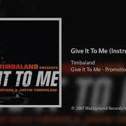 Give It To Me Timbaland Instrumental