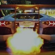 Lamborghini Shooting Flames