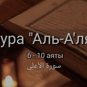 Сура Аль Аля С 6 По 10 Аят 10 Раз