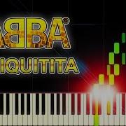 Abba Chiquitita Piano