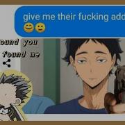 Haikyuu Texts In Another Life Bokuto Povs