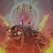 Rayman Legends Рок Замок 8 Бит