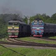Тепловозы 2Тэ116 343 И 2М62У 0261 2Te116 343 And 2M62U 0261