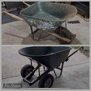 Wheelbarrow Conversion Single To Double Wheel Part 2