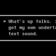 Undertale Text Sound