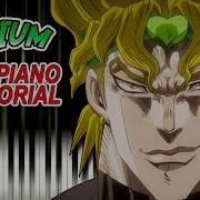 Piano Dio S Theme Dark Rebirth From Jojo S Bizarre Adventure Stardust Crusaders