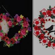 Wow Beautiful Heart Wall Hanging Diy Paper Craft Idea