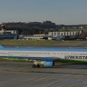 Uzbekistan Airways Boeing 767 Uk67004 Arrival And Departure At Zurich