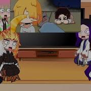Hashiras Uppermoons Muzan React To Funny Animations