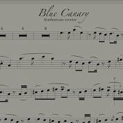 Blue Canary Saxophone