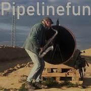 A Saxophone Using A Pipeline As A Natural Delay Pipelinefunk Concert Armin Kuepper