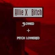 Allie X Bitch Slowed Pitch Lowered