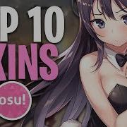 Osu Top 10 Skins Of 2019 Compilation