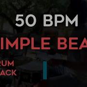 50 Bpm Simple Straight Beat Drum Track