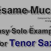 Bésame Mucho Tenor Sax