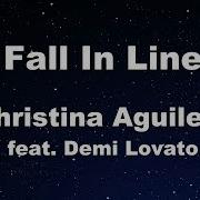 Christina Aguilera Fall In Line Ft Demi Lovato Instrumental