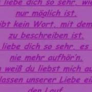 Ich Liebe Dich So Sehr