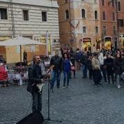 Pink Floyd Another Brick In The Wall Busker Cover Pantheon Rome